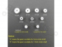 Plastic Gear Set 15 Pieces